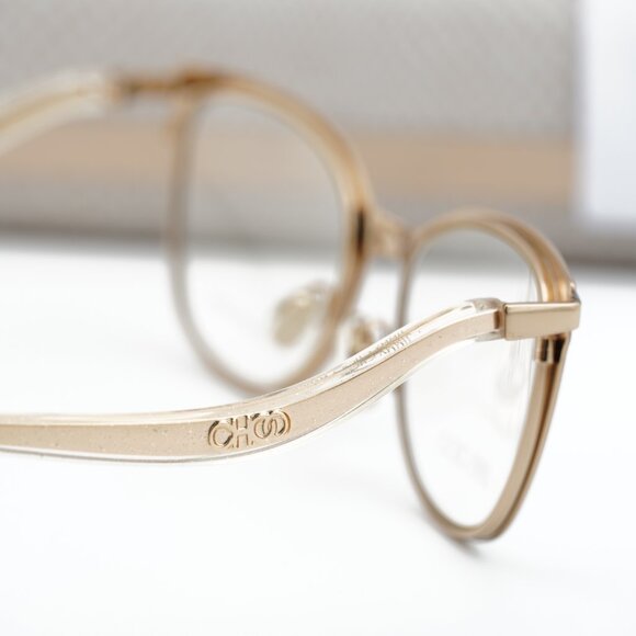 Jimmy Choo JC256 02M2 00 Cat Eye 51mm Eyeglasses - Black/Gold - Picture 5 of 10